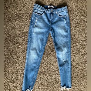 Zara Blue Skinny Jeans for Women